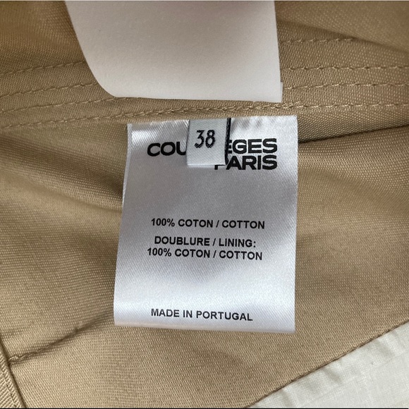 COURRÈGES PARIS•SZ 38•CHEST LOGO-PRINT JACKET• - Picture 14 of 16